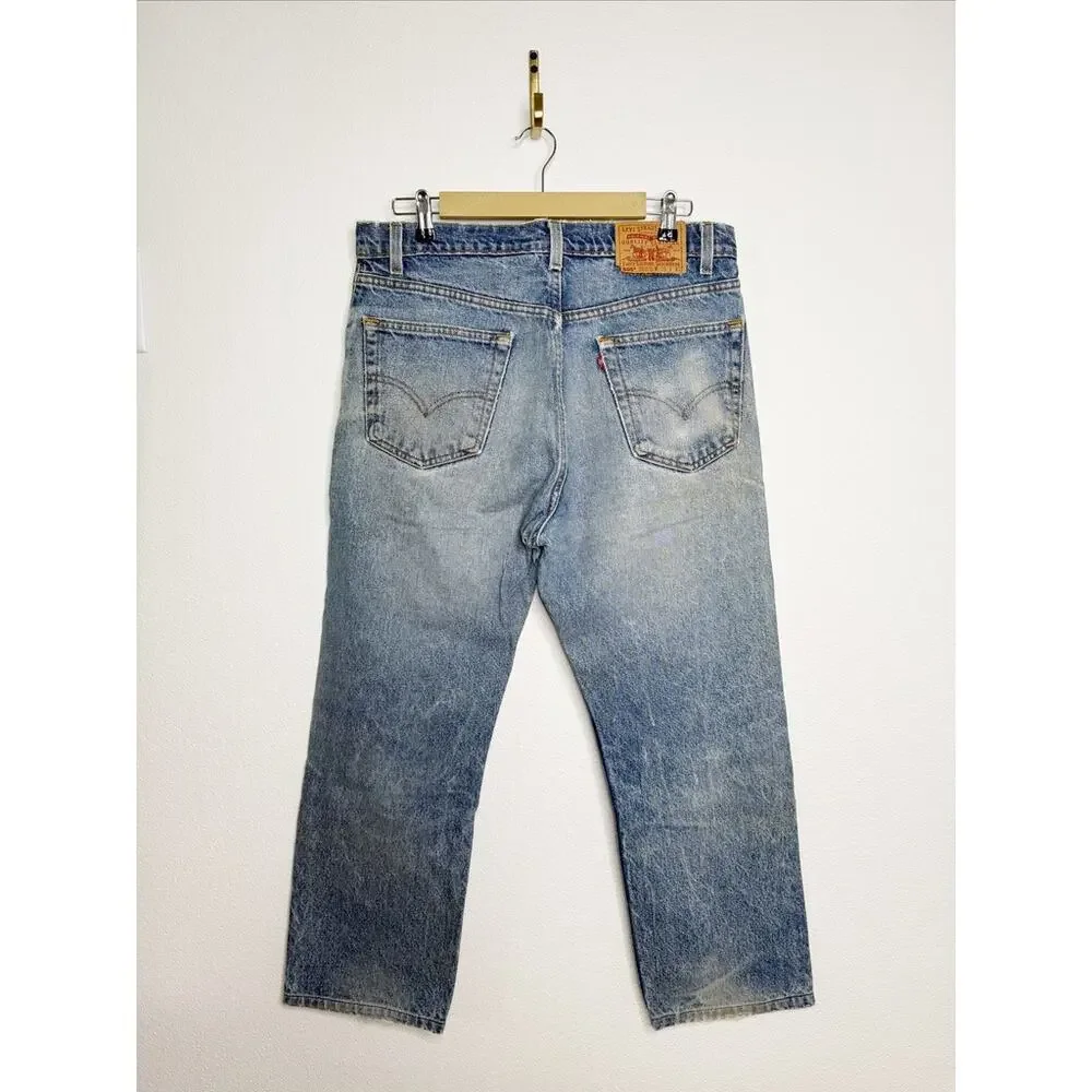Vintage Levi's 505s Medium Wash Distressed Jeans 36 X 31